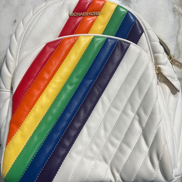 Michael kors mini backpack rainbow - Picture 1 of 4